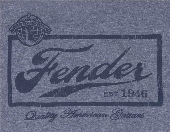 Fender Beer Label T-Shirt Blue M - Koszulka