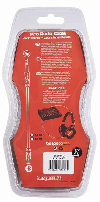 Bespeco SLFJJM500 - Kabel połączeniowy