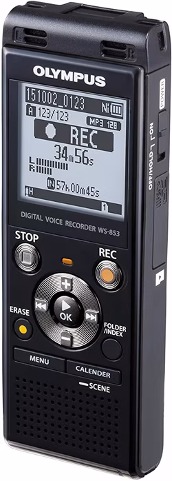 Olympus WS-853 E1 black (rozpakowane) - Rekorder kieszonkowy