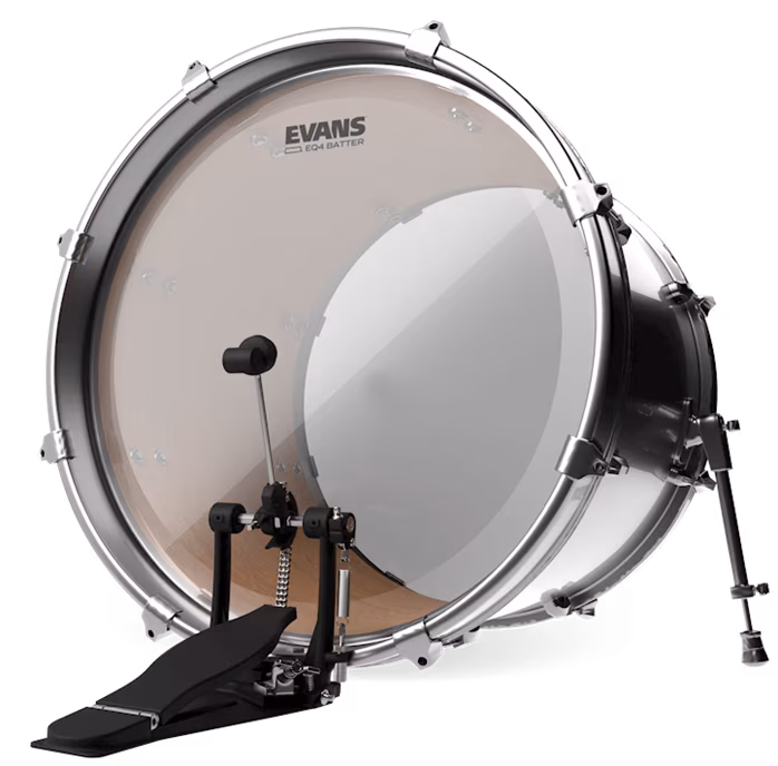 Evans 22" EQ4 Clear - Naciąg do bębna basowego
