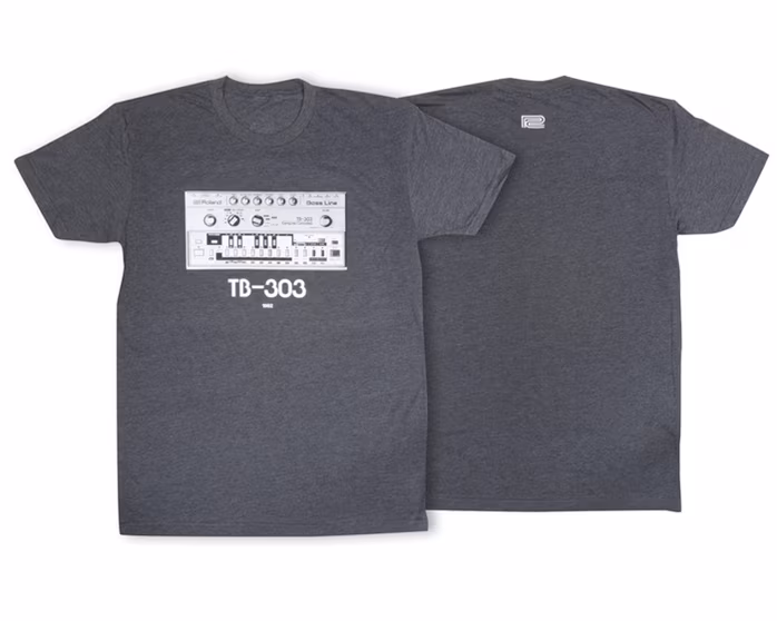 Roland TB-303 CREW TSHIRT L CHRCOAL - Koszulka