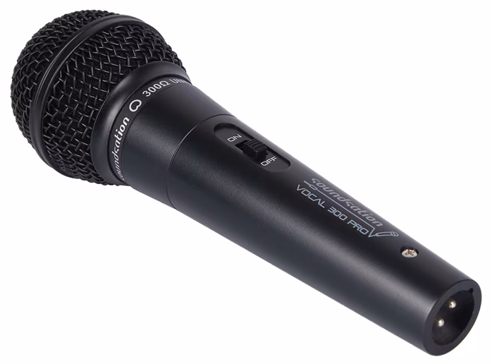 Soundsation VOCAL 300 PRO - Mikrofon dynamiczny z wyłącznikiem