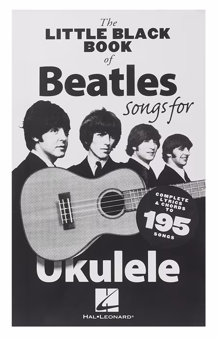 MS The Little Black Book Of Beatles Songs For Ukulele - Nuty na ukulele