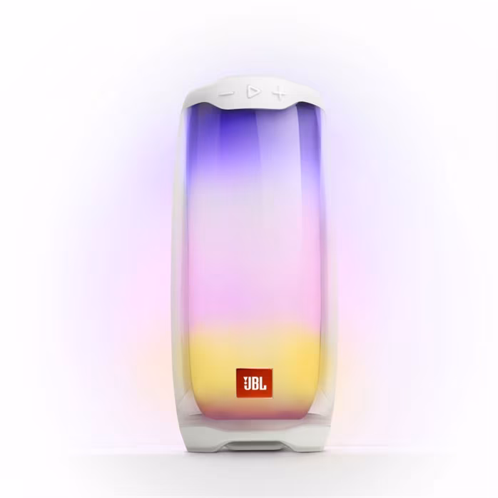 JBL Pulse 4 White - Przenośny głośnik bezprzewodowy