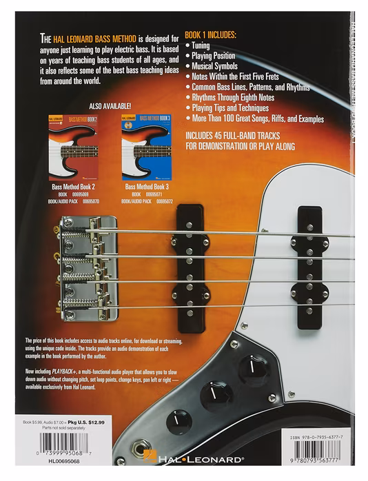 MS Hal Leonard Bass Method: Book 1 (Second Edition)  - Szkoła gry na gitarze basowej