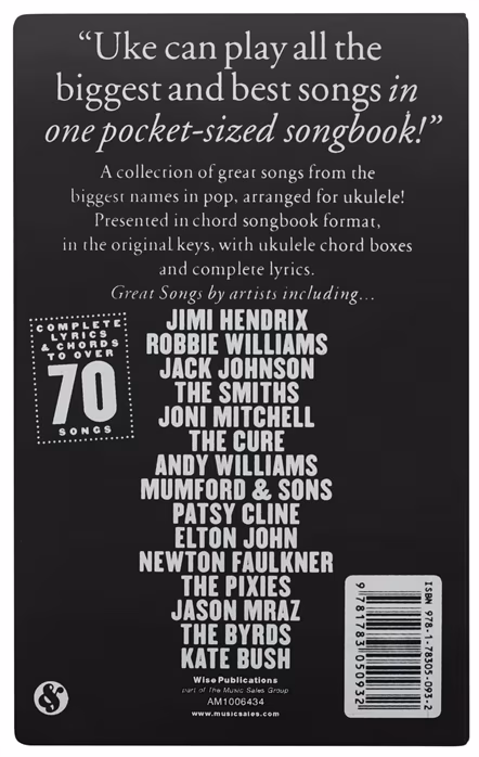 MS The Little Black Book Of Great Songs For Ukulele - Nuty na ukulele