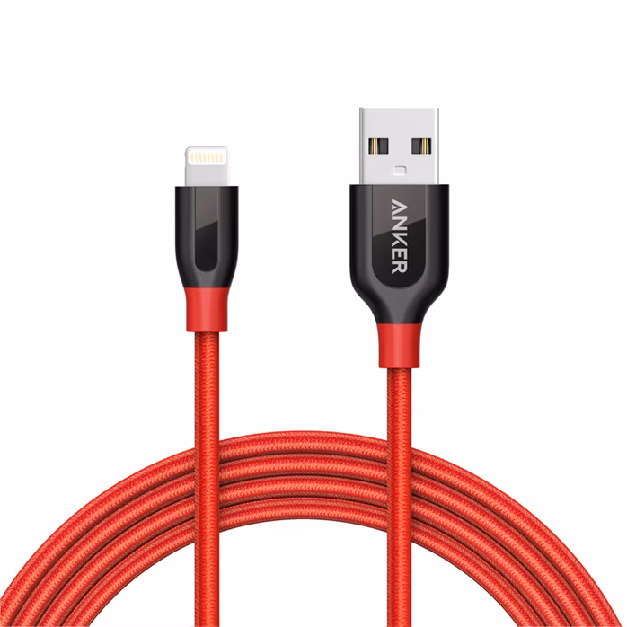 Anker Powerline+ Lightning Red - Kabel Lightning