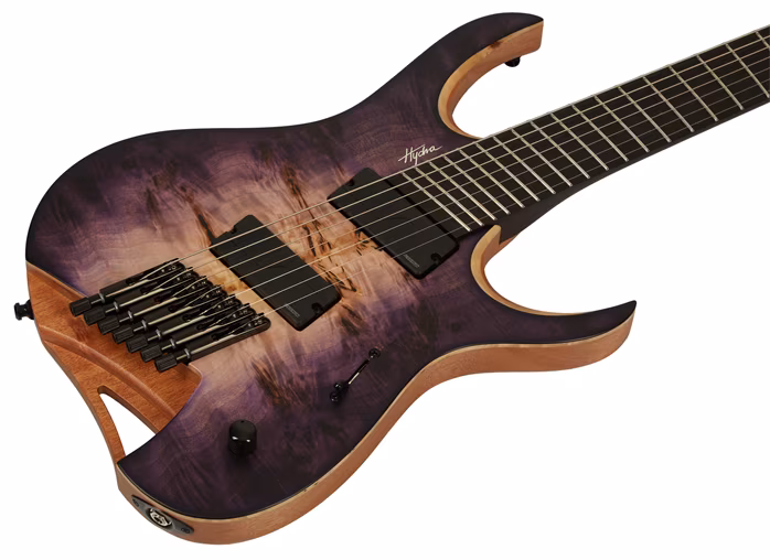 Mayones Hydra Elite VF FSH7 NF-PUR-B-OUT-S - Siedmiostrunowa gitara elektryczna