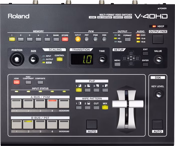 Roland V-40HD - Miksery video