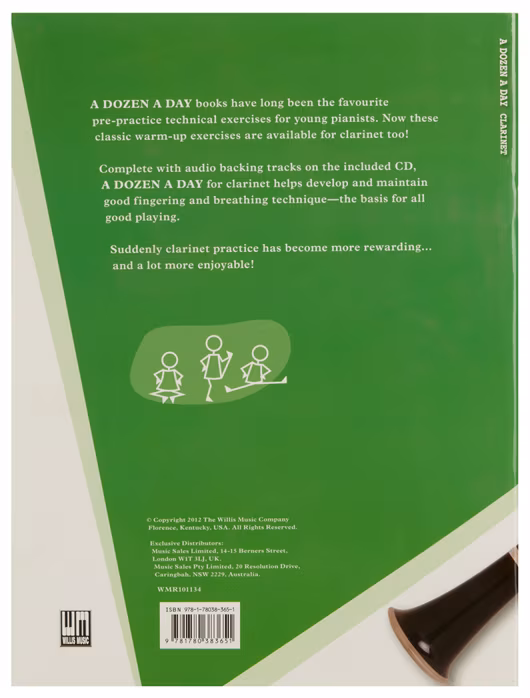 MS A Dozen A Day - Clarinet - Szkoła gry na klarnacie