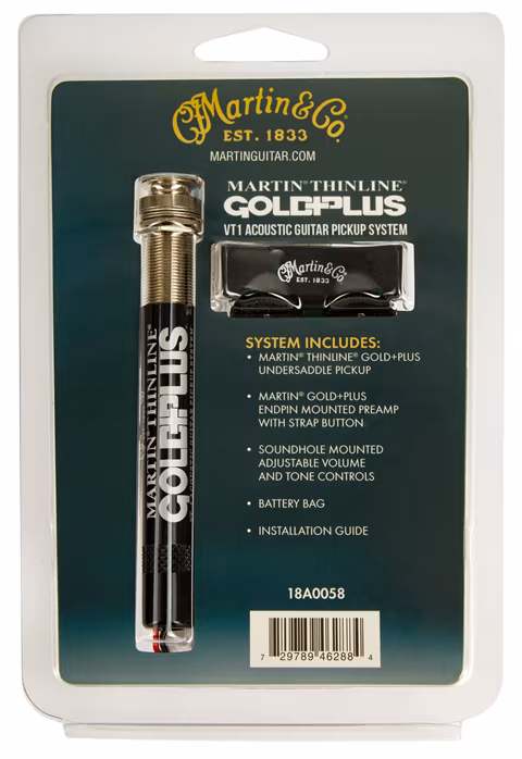 Martin Thinline Gold Plus VTI - Aktywna elektronika do gitary