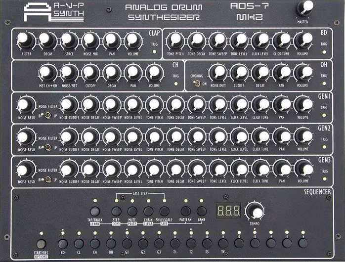 AVP Synthesizers ADS-7 MK2 - Syntezator analogowy