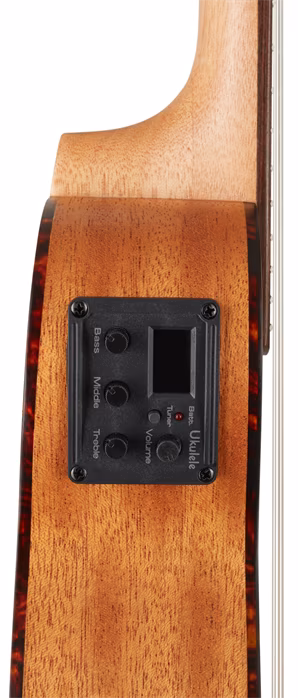 Cascha HH 2026E Soprano Mahogany Ukulele Set EQ - Ukulele elektroakustyczne