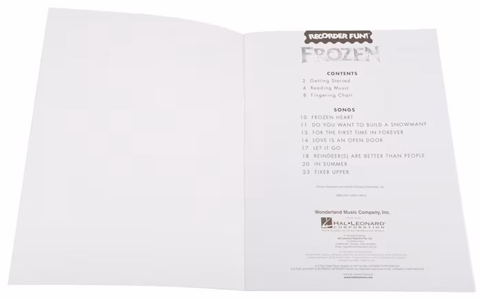 MS Frozen: Recorder Fun! - Nuty na flet prosty