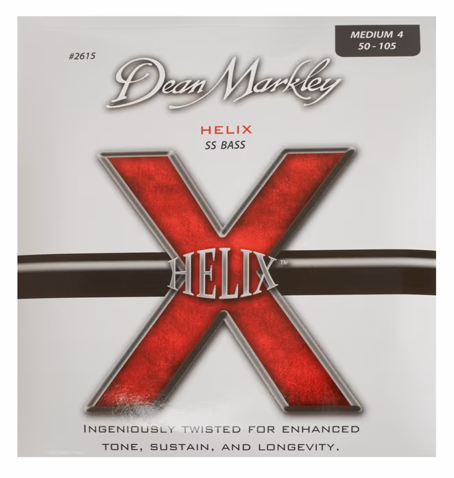 Dean Markley 2615 MED 50-105 Helix Stainless Steel - Struny do gitary basowej
