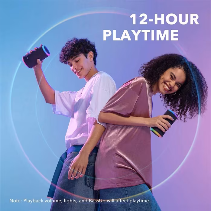 Anker SoundCore Flare 2 Black - Przenośny głośnik bezprzewodowy