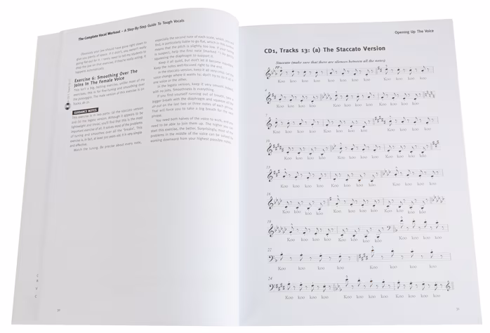 MS The Complete Vocal Workout: A Step-By-Step Guide To Tough Vocals - Szkoła śpiewu