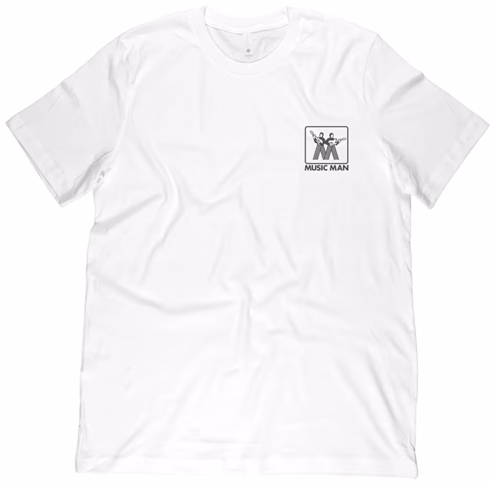 Music Man Vintage Logo White T-Shirt XXL - Koszulka