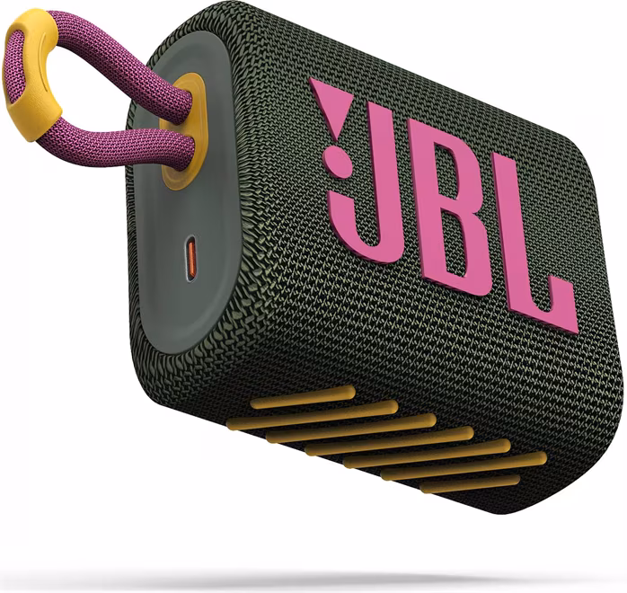 JBL GO3 Green - Przenośny głośnik bezprzewodowy