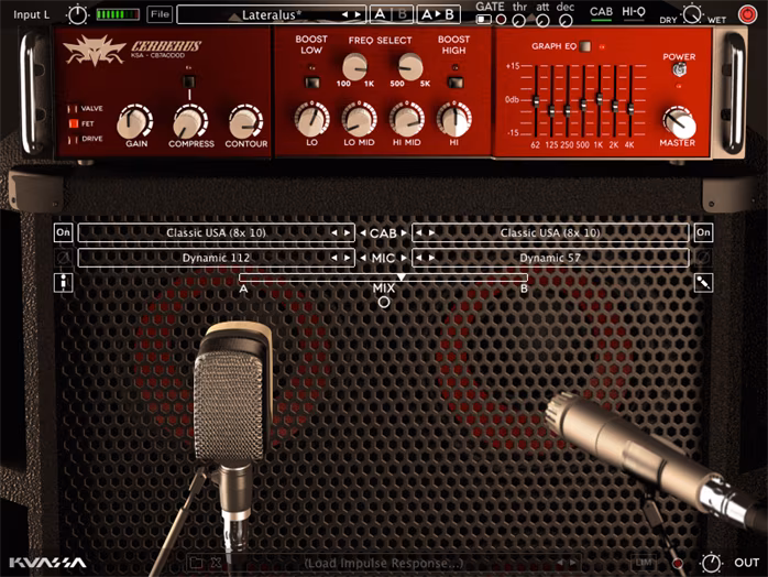 KUASSA Cerberus Bass Amp - Oprogramowanie