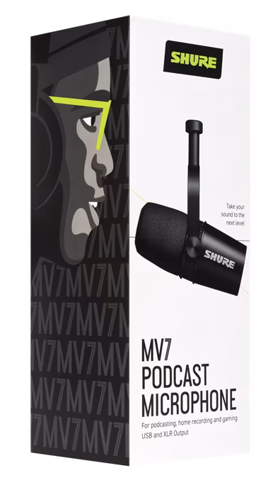 Shure MV7 - Mikrofon dynamiczny