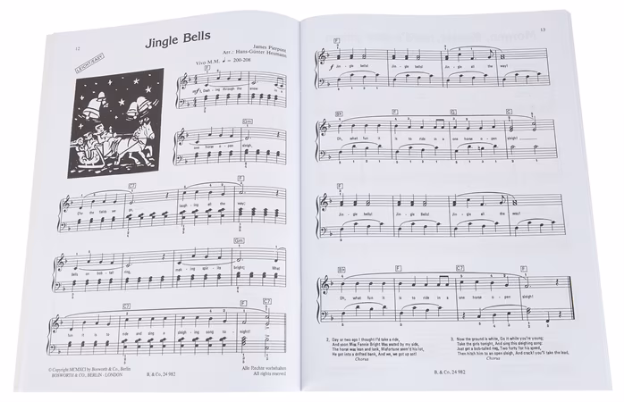 MS Children's Christmas Piano - Nuty na fortepian