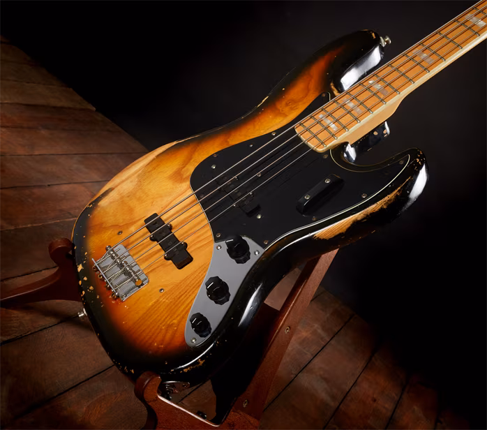 Fender Custom Shop 1978 Jazz Bass Hipshot Drop D - Elektryczna gitara basowa