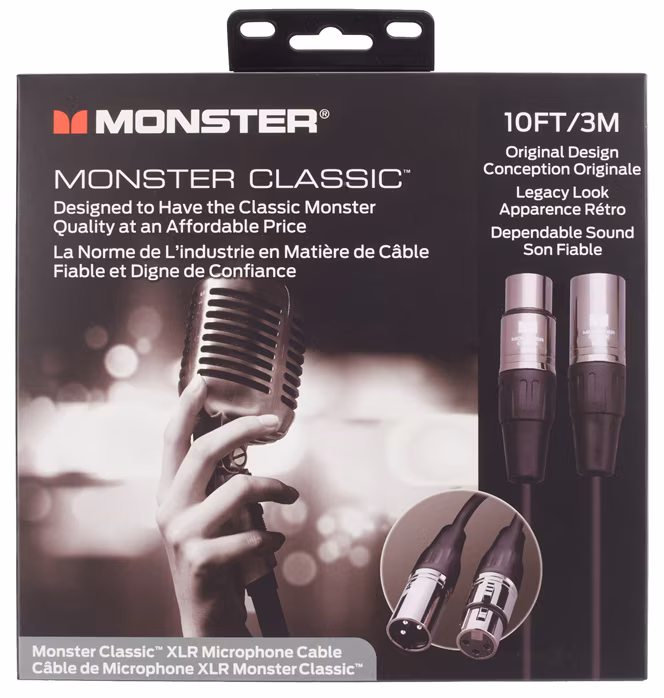Monster CLAS-M-10 - Kabel mikrofonowy