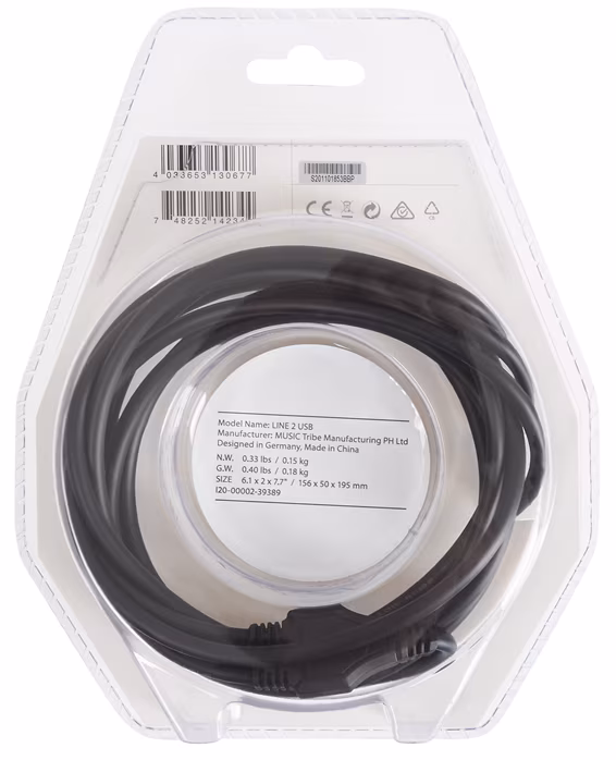 Behringer LINE 2 USB - Kabel połączeniowy