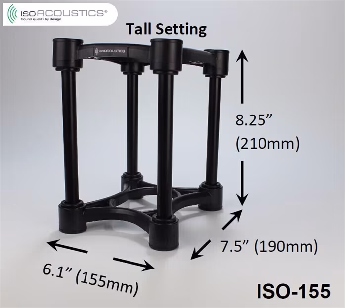 IsoAcoustics ISO 155 - Statyw do monitorów studyjnych