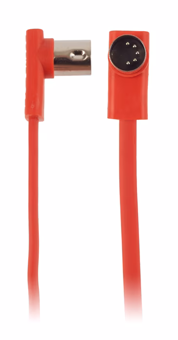 Rockboard Flat MIDI Cable Red 30 cm - Kabel MIDI