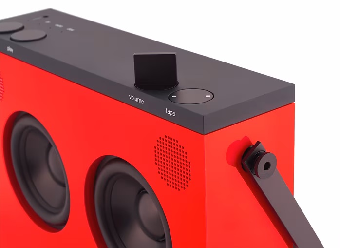 Teenage Engineering OB-4 Red - Przenośny głośnik bezprzewodowy