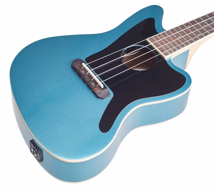 Fender Fullerton Jazzmaster Uke Tidepool - Ukulele elektroakustyczne