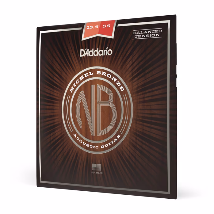 D'Addario NB13556BT - Metalowe struny do gitary akustycznej