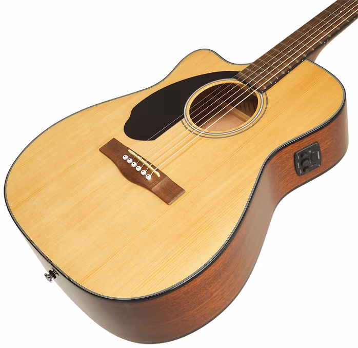 Fender CC-60SCE Concert LH WN NAT - Leworęczna gitara elektroakustyczna