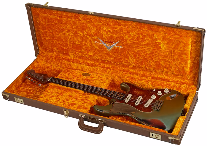 Fender Custom Shop 61 Stratocaster Heavy Relic Aged RW FMST/3TS Master Built Dale Wilson - Gitara elektryczna