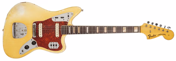 Fender 1969/70 Jaguar Custom Colour Matching Headstock - Gitara elektryczna