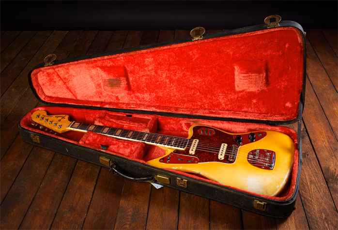 Fender 1969/70 Jaguar Custom Colour Matching Headstock - Gitara elektryczna