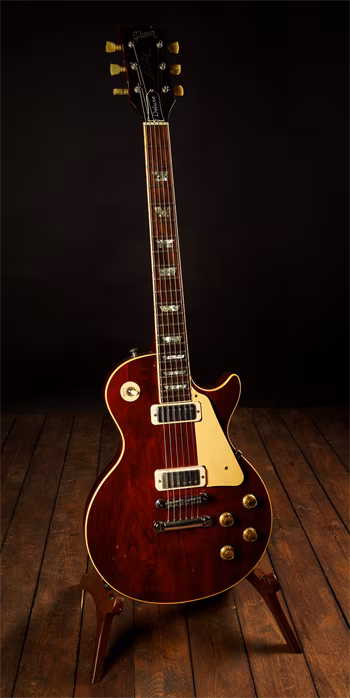 Gibson 1977 Les Paul Deluxe Wine Red - Gitara elektryczna