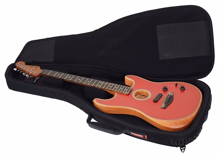 Fender Acoustasonic Stratocaster Dakota Red - Hybrydowa gitara elektroakustyczna