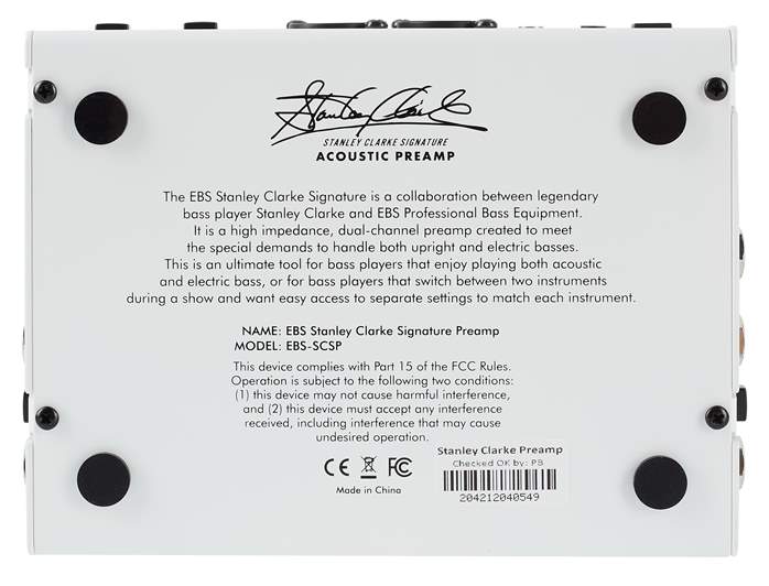 EBS Stanley Clarke Signature Preamp - Przedwzmacniacz kontrabasowy