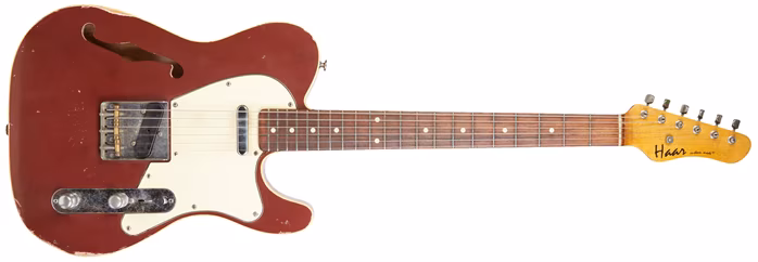 Haar 2020 Trad-T Hollow Maroon Aged - Gitara elektryczna