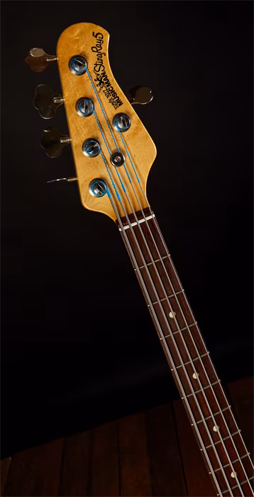 Music Man 1991 Stingray 5 Vintage Sunburst - Elektryczna gitara basowa