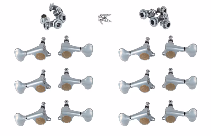 Gotoh Guitar Tuners 1:18 12-String, Antique Chrome - Klucze do gitary