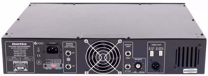 Hartke HA3500 - Wzmacniacz hybrydowy do gitar basowych