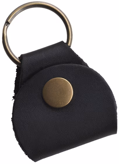 Gibson Premium Leather Pickholder Keychain Black - Brelok do kluczy