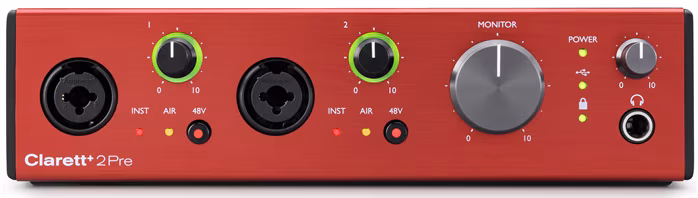 Focusrite Clarett+ 2Pre (rozpakowane) - Karta dźwiękowa USB