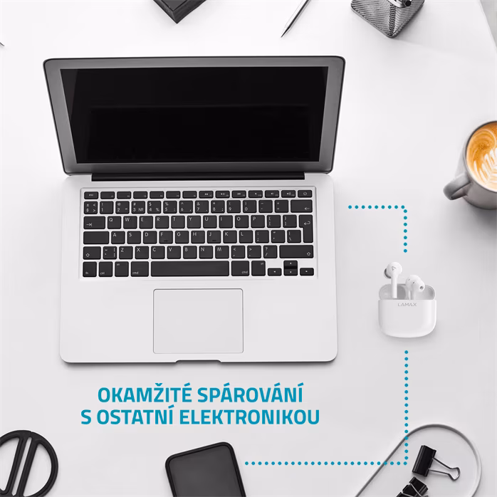 LAMAX Trims1 White - Słuchawki bezprzewodowy