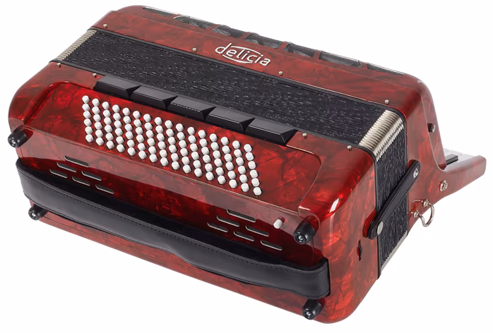 Delicia Carmen 96 Premium, Red - Akordeon klawiszowy