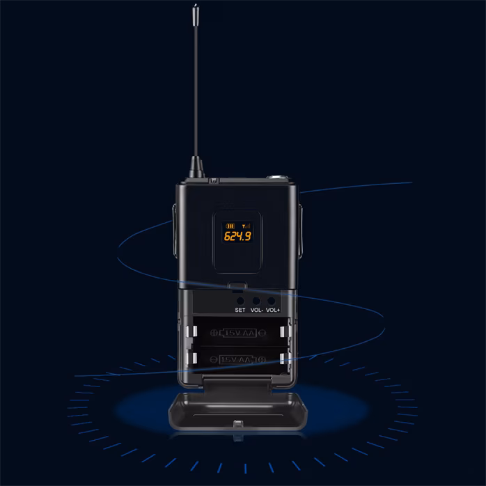 Mozos MIC-UHF-SET - Bezprzewodowy zestaw reporterski z mikrofonem